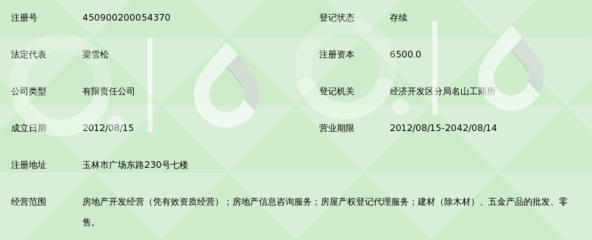 玉林市京桂房地產(chǎn)開發(fā)有限公司房地產(chǎn)信息咨詢指南